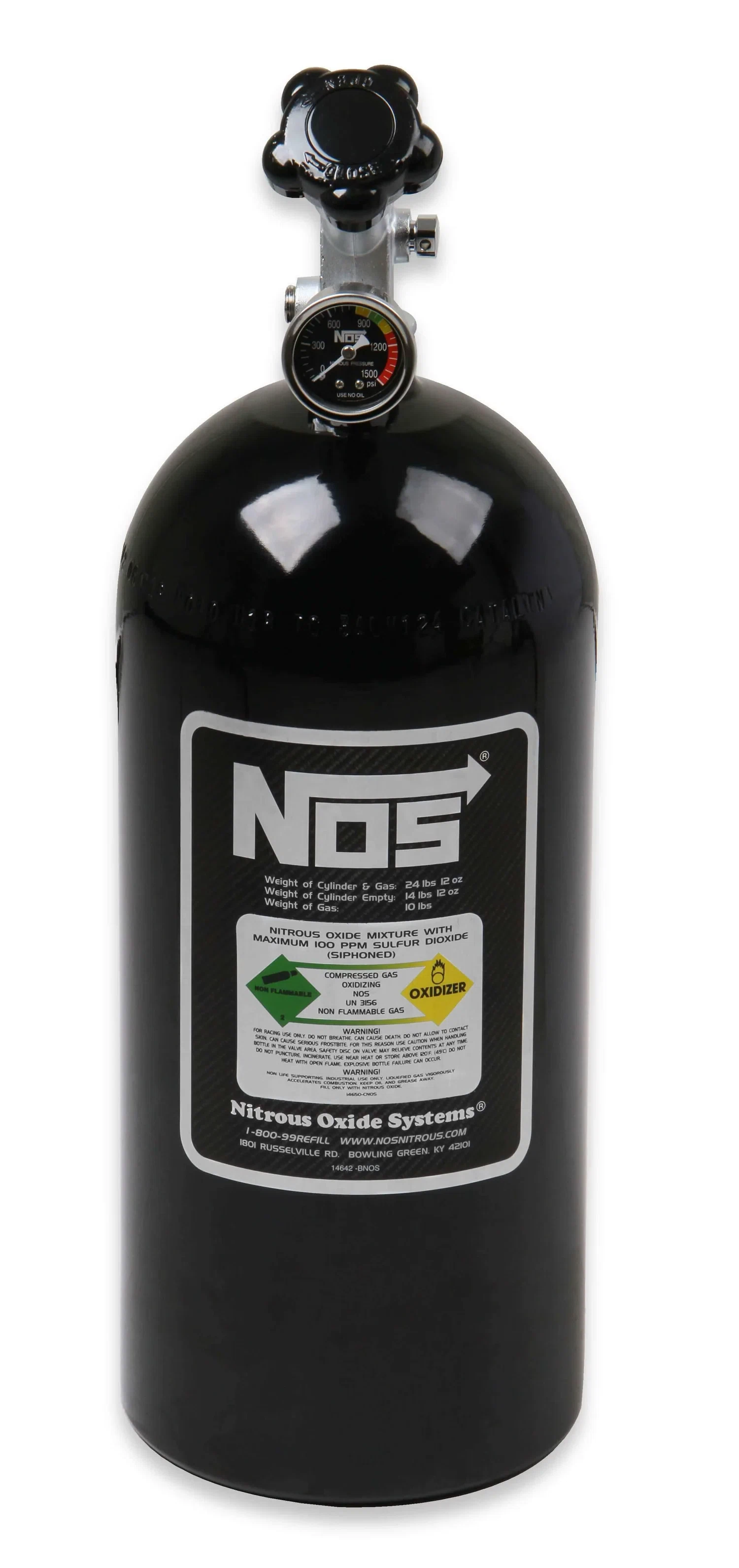 10lb NOS Bottle Carbon Fiber Hydro Dipped W_ Super Hi-Flow Valve 14745BNOS